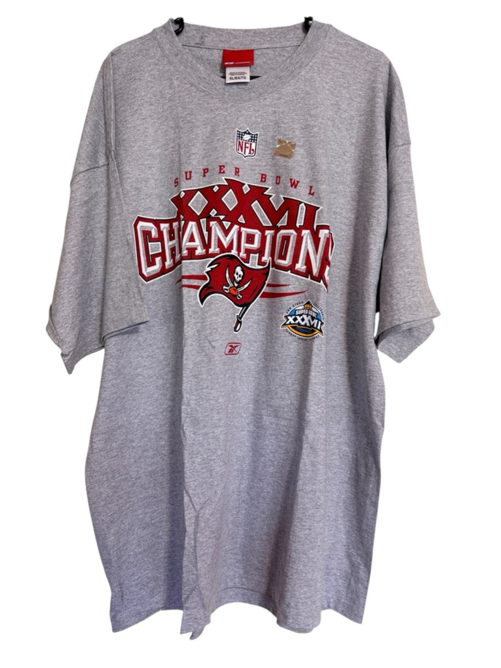 MINT Vintage 2003 Tampa Bay Buccaneers Super Bowl XXXVII Champions Tee-Unworn XL